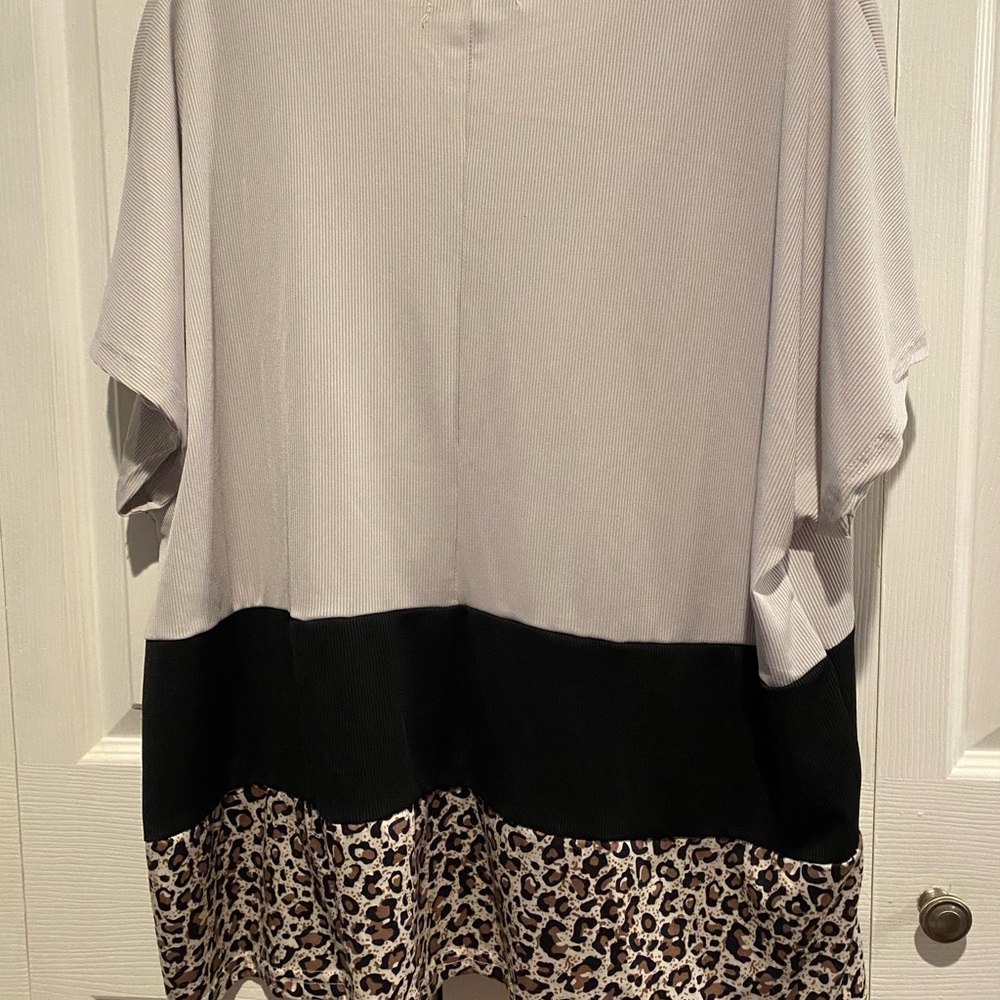 MISSLOOK Ivory Ribbed Top